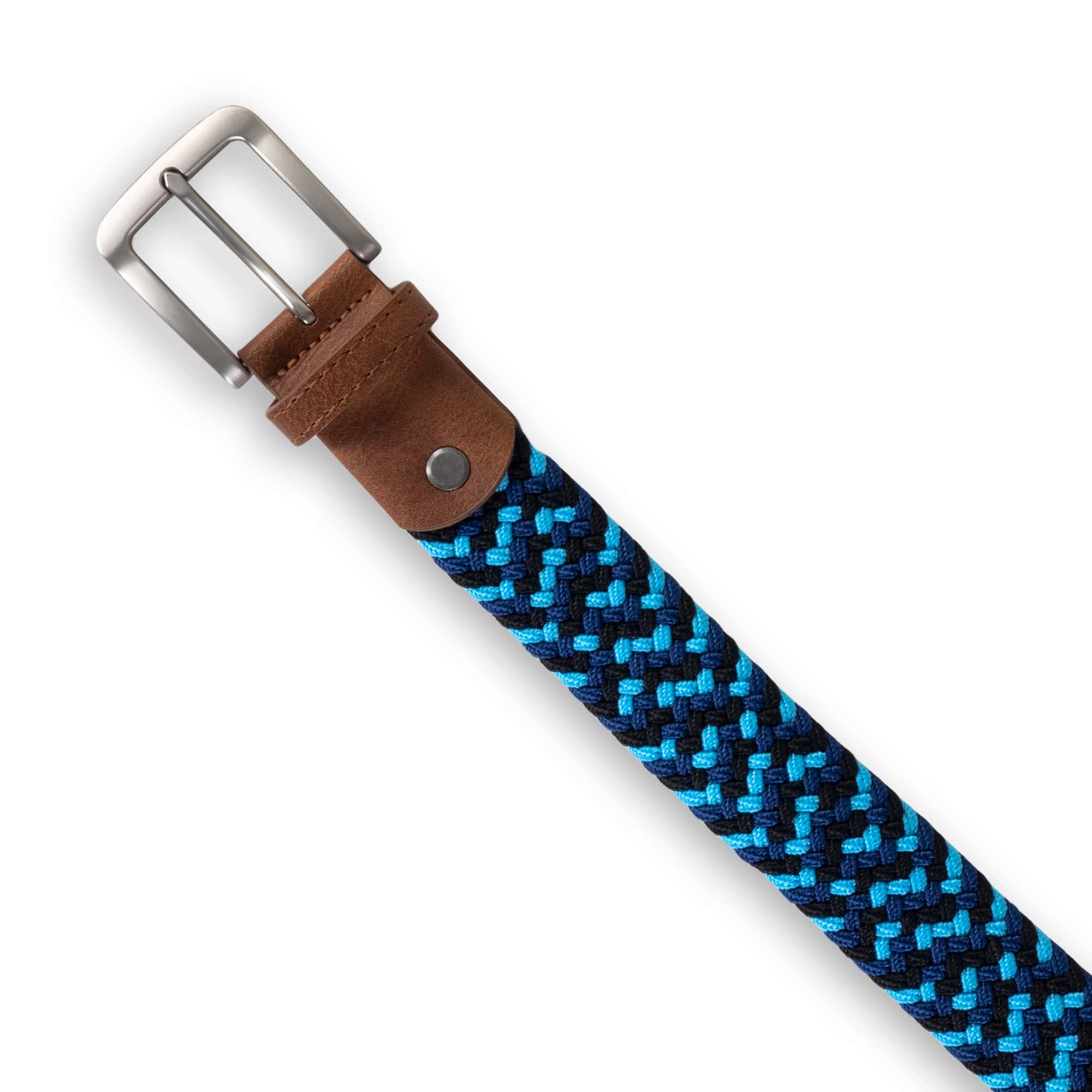 atlas copco belt in blue and navy