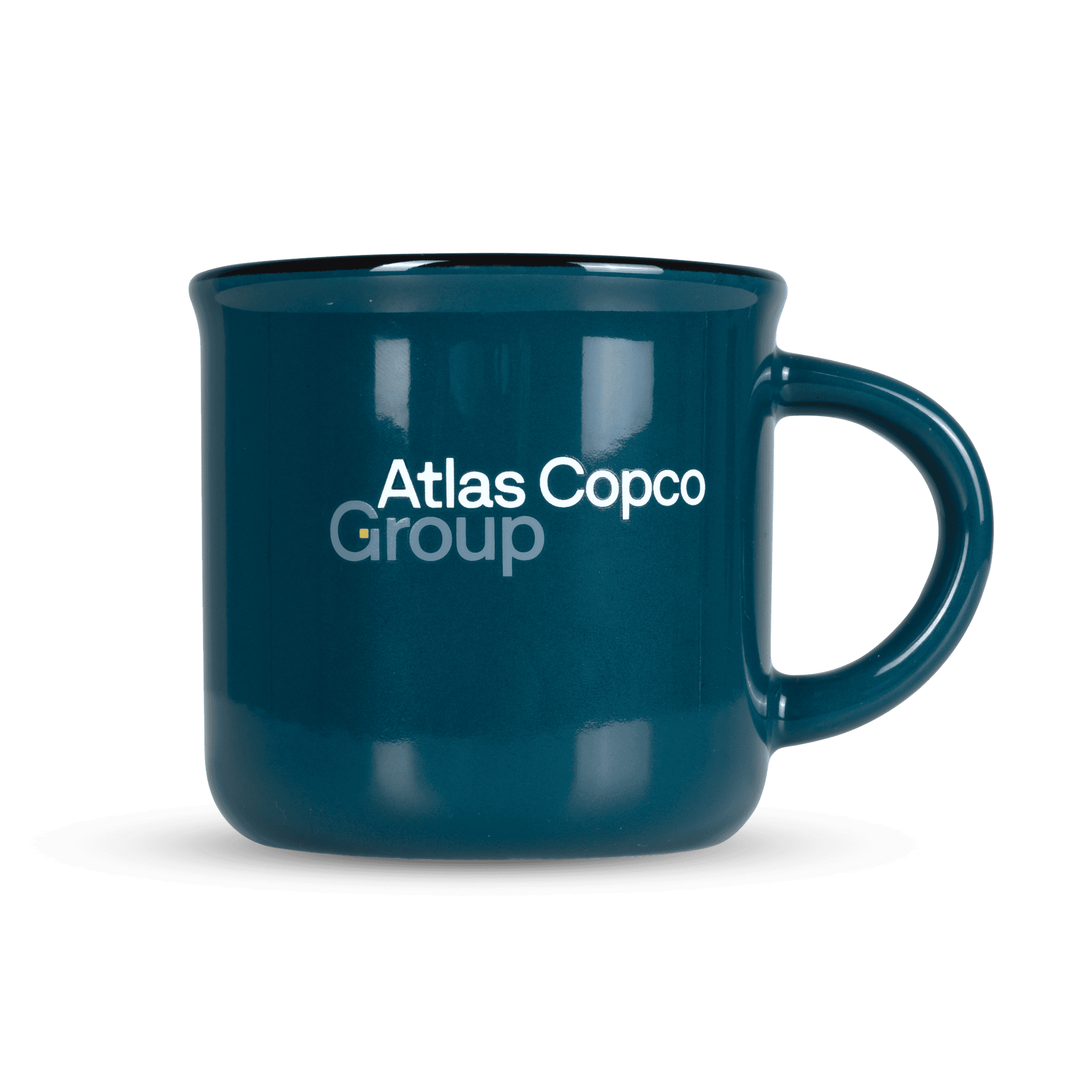 atlas copco group teal mug