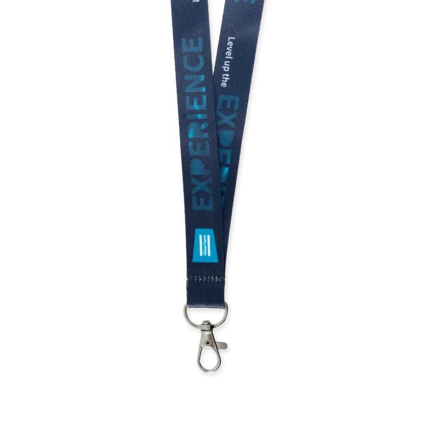 atlas copco lanyard with pattern and logo