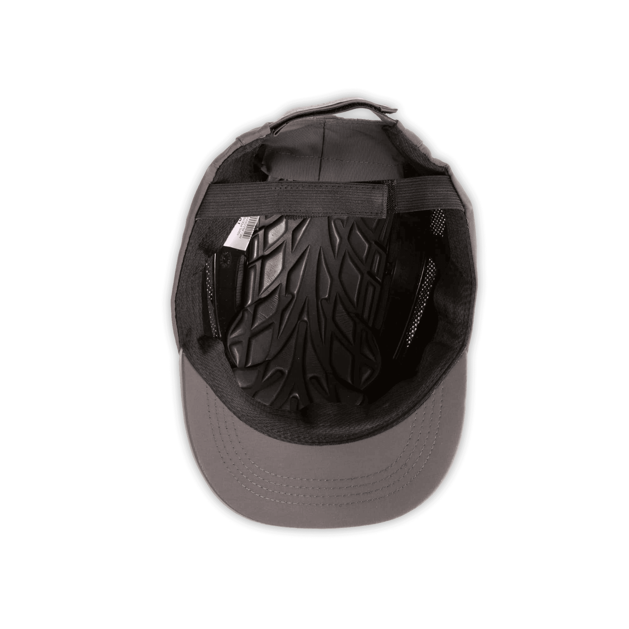 inside of Bump cap with atlas copco logo