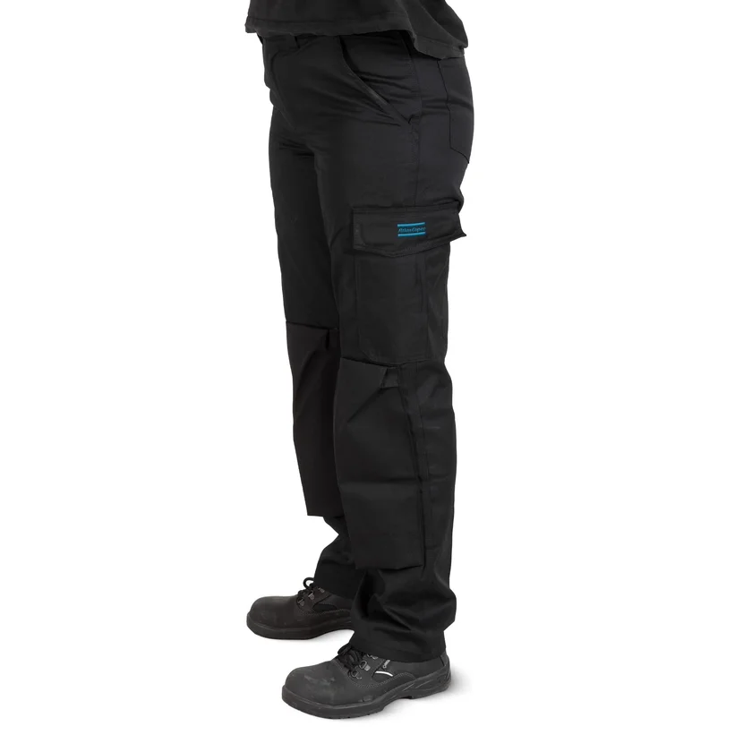 black heavy work pants